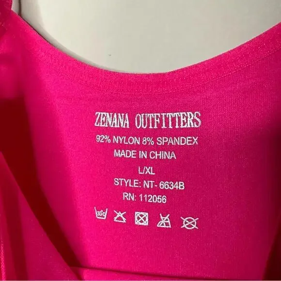 Hot Pink L/XL Zenana Outfitters cage tank Large/ X-Large - Picture 4 of 7